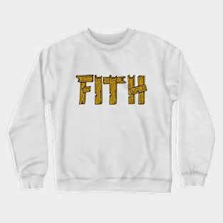 FITH Wooden Logo Crewneck Sweatshirt